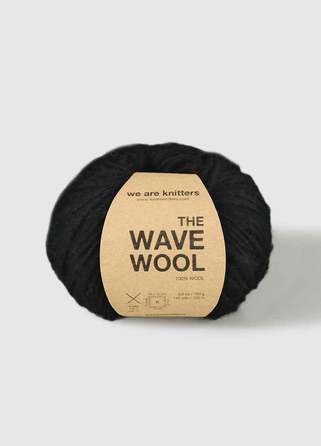 The Wave Wool Black